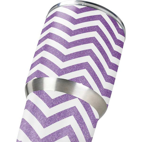 Purple Chevron Yeti 30oz Rambler Tumbler Skin