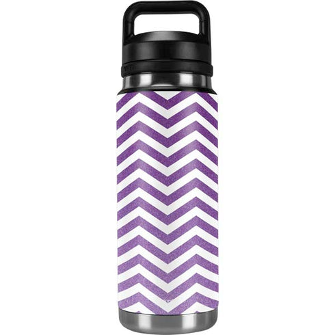 Purple Chevron YETI Rambler 26oz Bottle Skin