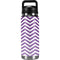 Purple Chevron YETI Rambler 26oz Bottle Skin