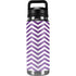 Purple Chevron YETI Rambler 26oz Bottle Skin