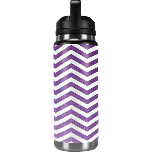 Purple Chevron YETI Rambler 26oz Bottle Skin