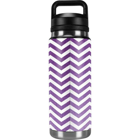 Purple Chevron YETI Rambler 26oz Bottle Skin