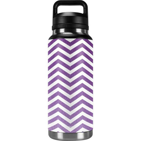 Purple Chevron YETI Rambler 36oz Bottle Skin