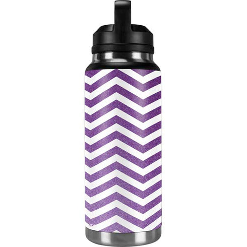Purple Chevron YETI Rambler 36oz Bottle Skin