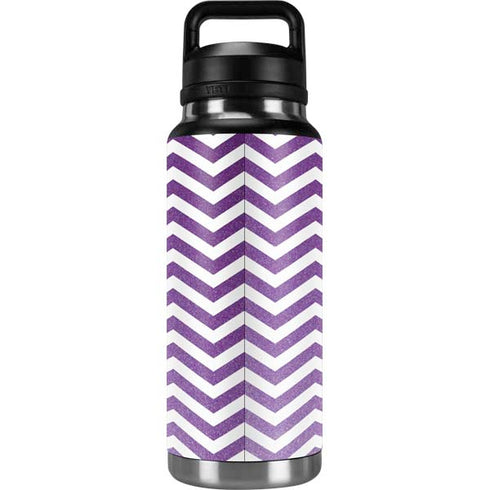 Purple Chevron YETI Rambler 36oz Bottle Skin