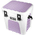 Purple Chevron YETI Roadie 24 Hard Cooler Skin