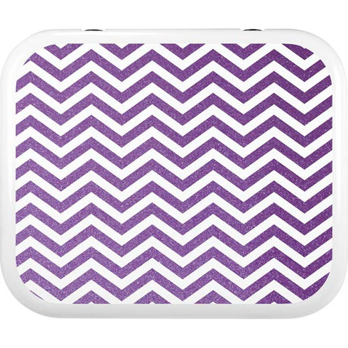 Purple Chevron YETI Roadie 24 Hard Cooler Skin