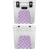 Purple Chevron YETI Roadie 24 Hard Cooler Skin