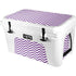 Purple Chevron YETI Tundra 45 Hard Cooler Skin