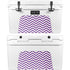 Purple Chevron YETI Tundra 45 Hard Cooler Skin