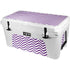 Purple Chevron YETI Tundra 65 Hard Cooler Skin