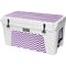 Purple Chevron YETI Tundra 75 Hard Cooler Skin