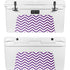 Purple Chevron YETI Tundra 75 Hard Cooler Skin