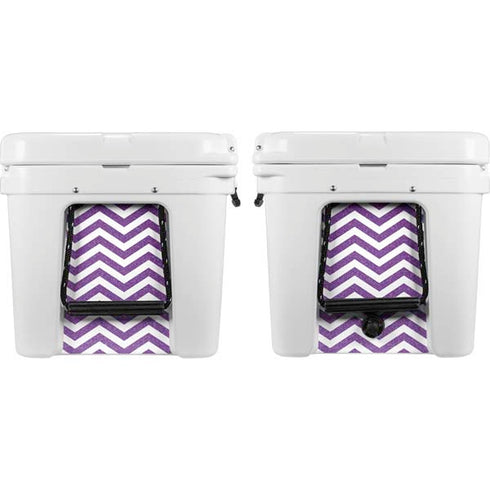 Purple Chevron YETI Tundra 75 Hard Cooler Skin