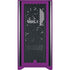Purple Solid Corsair 4000D Tempered Glass Mid-Tower ATX Case Skin
