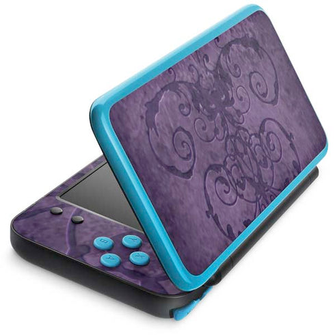 Brigid Ashwood Purple Damask Butterfly Nintendo 2DS XL (2017) Skin