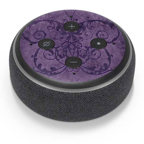Brigid Ashwood Purple Damask Butterfly Amazon Echo Dot Skin