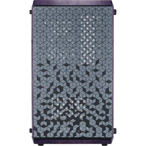 Brigid Ashwood Purple Damask Butterfly Cooler Master MasterBox Q300L Mini Tower Skin