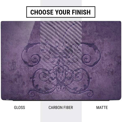 Brigid Ashwood Purple Damask Butterfly Dell Vostro Skin