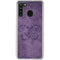 Brigid Ashwood Purple Damask Butterfly Galaxy A21 Clear Case