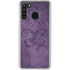 Brigid Ashwood Purple Damask Butterfly Galaxy A21 Clear Case