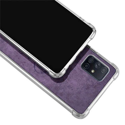 Brigid Ashwood Purple Damask Butterfly Galaxy A71 5G Clear Case