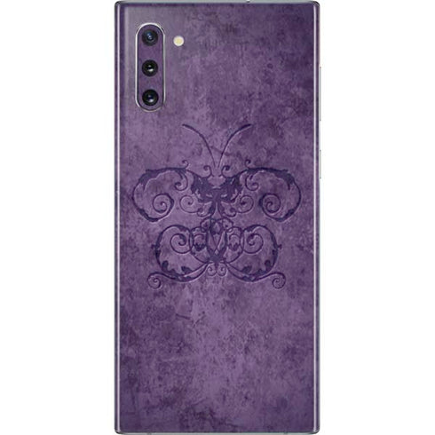 Brigid Ashwood Purple Damask Butterfly Galaxy Note 10 Skin