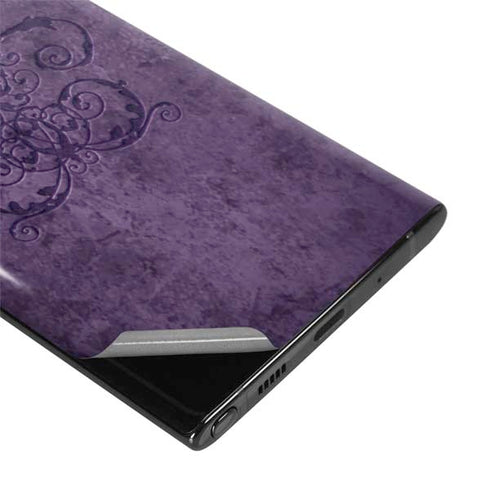 Brigid Ashwood Purple Damask Butterfly Galaxy Note 10 Skin