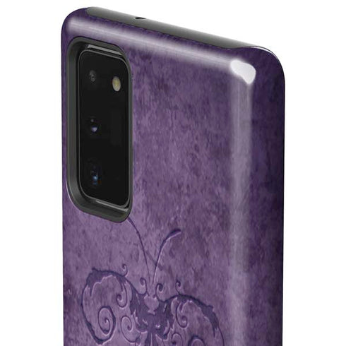 Brigid Ashwood Purple Damask Butterfly Galaxy Note20 5G Pro Case