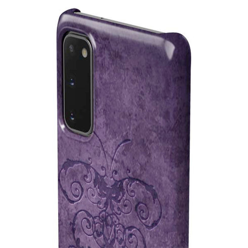 Brigid Ashwood Purple Damask Butterfly Galaxy S20 Lite Case