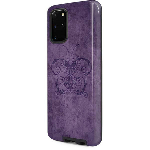 Brigid Ashwood Purple Damask Butterfly Galaxy S20 Plus Pro Case