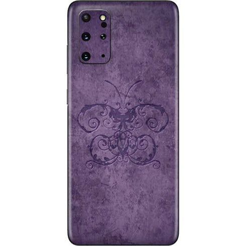 Brigid Ashwood Purple Damask Butterfly Galaxy S20 Plus Skin