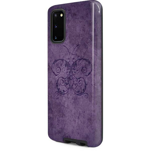 Brigid Ashwood Purple Damask Butterfly Galaxy S20 Pro Case