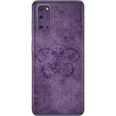 Brigid Ashwood Purple Damask Butterfly Galaxy S20 Skin