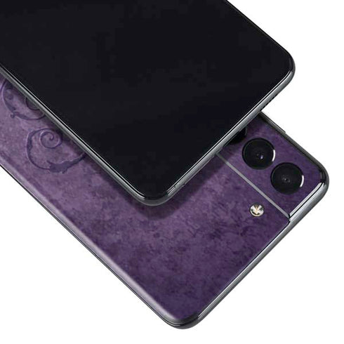 Brigid Ashwood Purple Damask Butterfly Galaxy S21 Plus 5G Skin