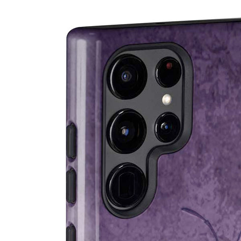 Brigid Ashwood Purple Damask Butterfly Galaxy S22 Ultra Pro Case