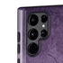 Brigid Ashwood Purple Damask Butterfly Galaxy S22 Ultra Pro Case