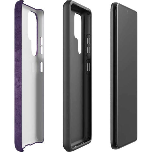 Brigid Ashwood Purple Damask Butterfly Galaxy S22 Ultra Pro Case