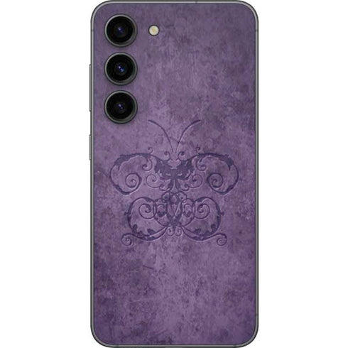 Brigid Ashwood Purple Damask Butterfly Galaxy S23 Skin