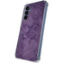 Purple Damask Butterfly by Brigid Ashwood Galaxy S24 Clear Case