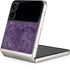Brigid Ashwood Purple Damask Butterfly Galaxy Z Flip3 5G Skin