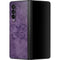 Brigid Ashwood Purple Damask Butterfly Galaxy Z Fold3 5G Skin