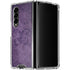 Brigid Ashwood Purple Damask Butterfly Galaxy Z Fold4 5G Clear Case