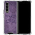 Brigid Ashwood Purple Damask Butterfly Galaxy Z Fold4 5G Clear Case