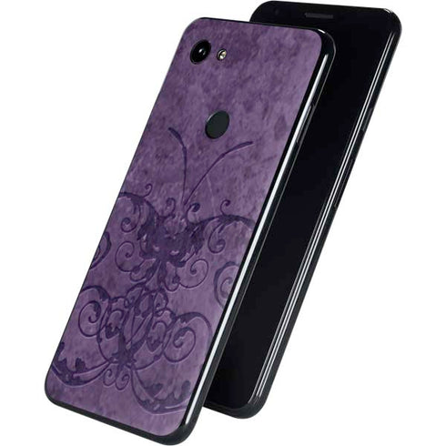 Brigid Ashwood Purple Damask Butterfly Google Pixel 3a Skin