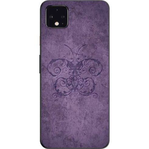 Brigid Ashwood Purple Damask Butterfly Google Pixel 4 XL Skin