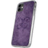 Purple Damask Butterfly by Brigid Ashwood iPhone 11 Clear Case
