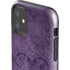 Brigid Ashwood Purple Damask Butterfly iPhone 11 Impact Case