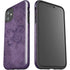 Brigid Ashwood Purple Damask Butterfly iPhone 11 Impact Case