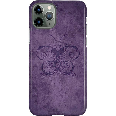 Brigid Ashwood Purple Damask Butterfly iPhone 11 Pro Lite Case